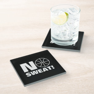 Kein Schweiß Sport-Coaster-Geschenk für Basketball Glasuntersetzer