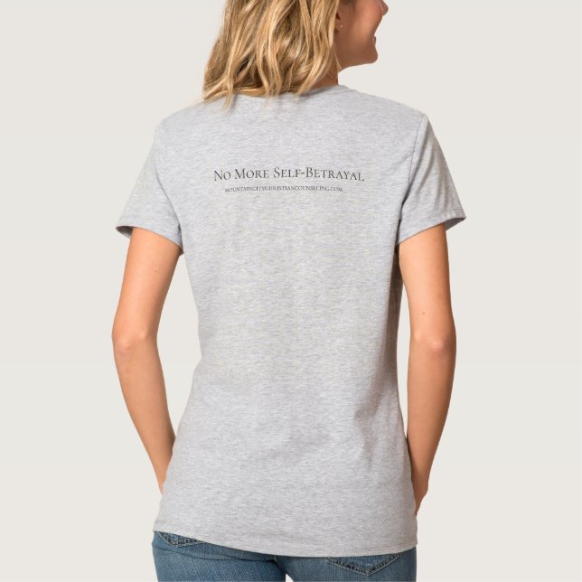 Kein Selbstverräter mehr T-Shirt (Rückseite)