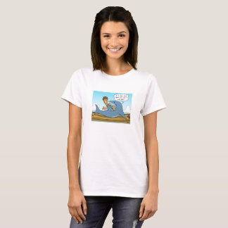 Kein Shaaark finning weißer T - Shirt