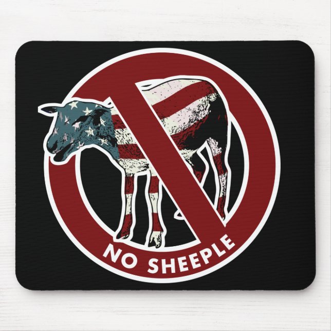 Kein Sheeple Mousepad (Vorne)