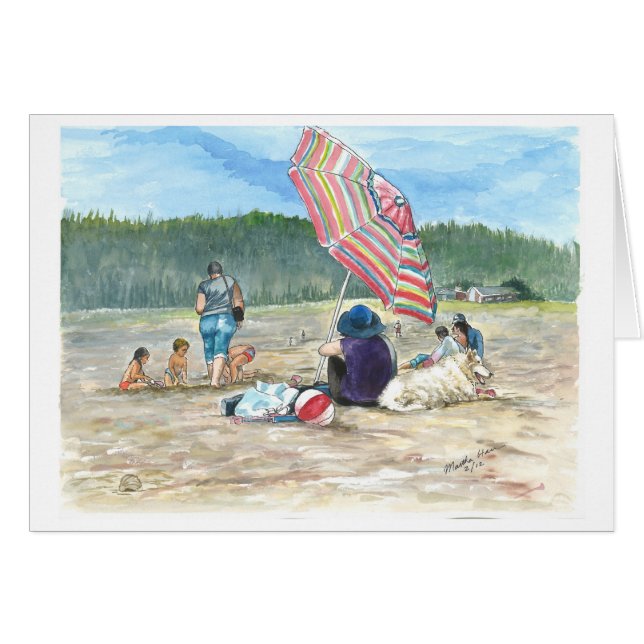 Kein so sonniges auf dem Strand (Vorderseite (Horizontal))