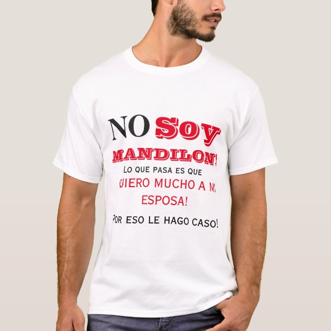 Kein Sojamandi lange Schürze T-Shirt (Vorderseite)