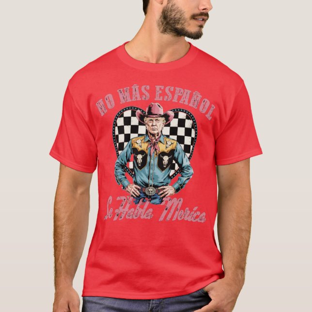 Kein Spanisch mehr, 'Merica wird gesprochen T-Shirt (Vorderseite)