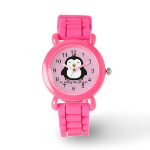 Kein Stoßen des Pinguins Armbanduhr