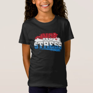 Kein Stress - Red White Blue Positive Mindset T-Shirt