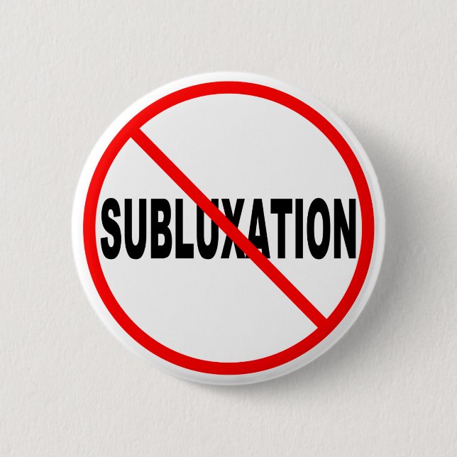 Kein Subluxations-Knopf Button (Vorderseite)