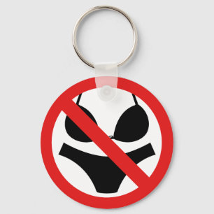 Kein Swimsuits erlaubt Schlüsselanhänger