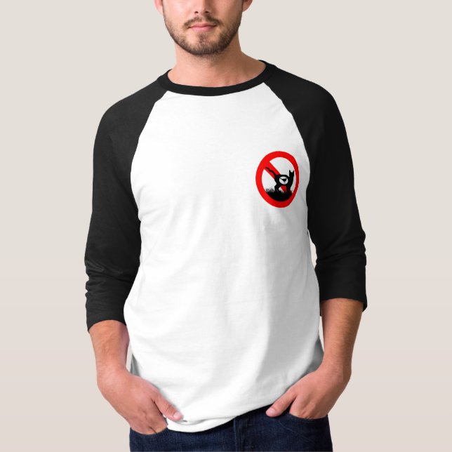 Kein T - Shirt für Katzen im Freien (Vorderseite)