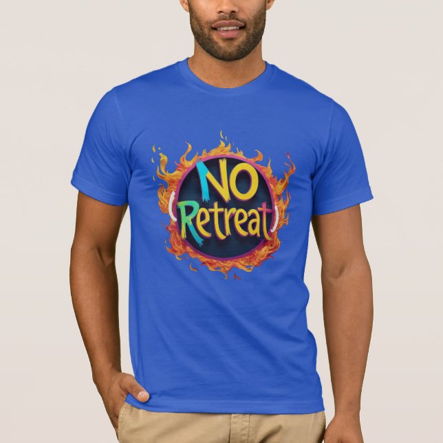 Kein T - Shirt mit Feuer-Grafik-T-Shirt (Vorderseite)