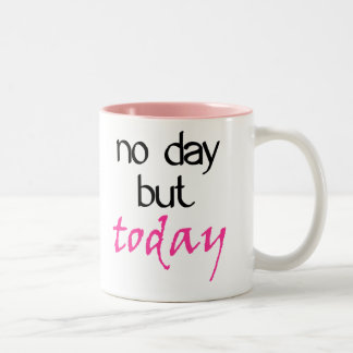 Kein Tag, heute Zweifarbige Tasse