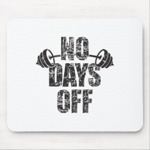 Kein Tag ohne Bodybuilder-Spruch Kurzhantel Bodybu Mousepad