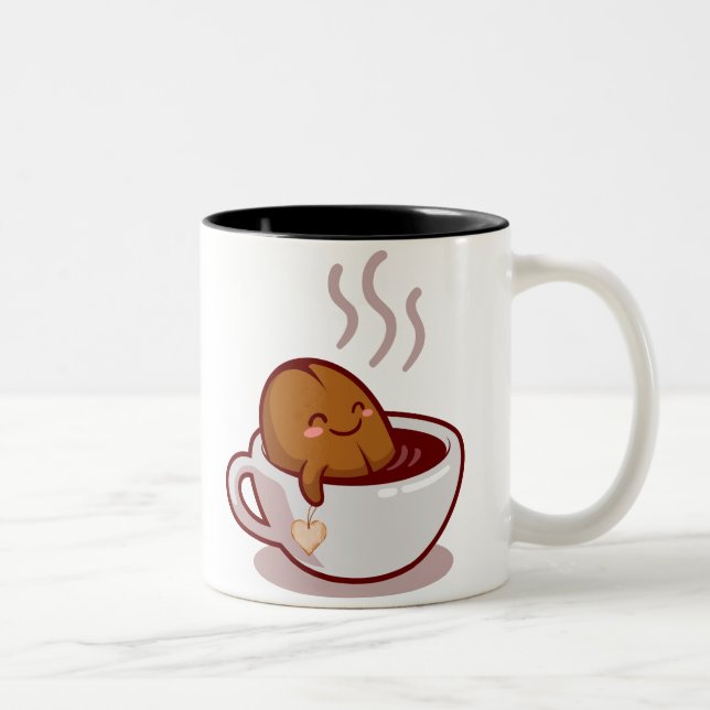 KEIN TALKIE VOR KAFFEE ZWEIFARBIGE TASSE (Rechts)