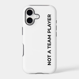 Kein Teamplayer Minimalistischer fetter iPhone 17