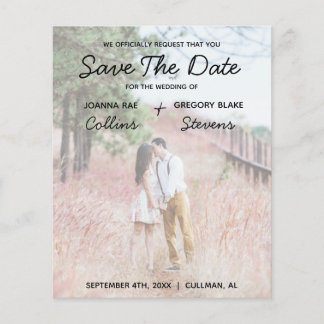 Kein Thema, Liebe Haushalt Foto Save the Date Flye Flyer