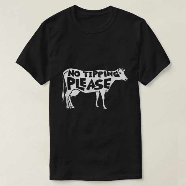 Kein Tippen Bitte Zuchtkühe - Tipp-Hof A T-Shirt (Design vorne)
