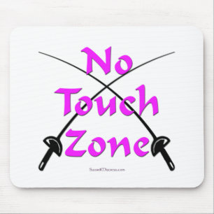 Kein Touch-Zonen-Fechten Mousepad