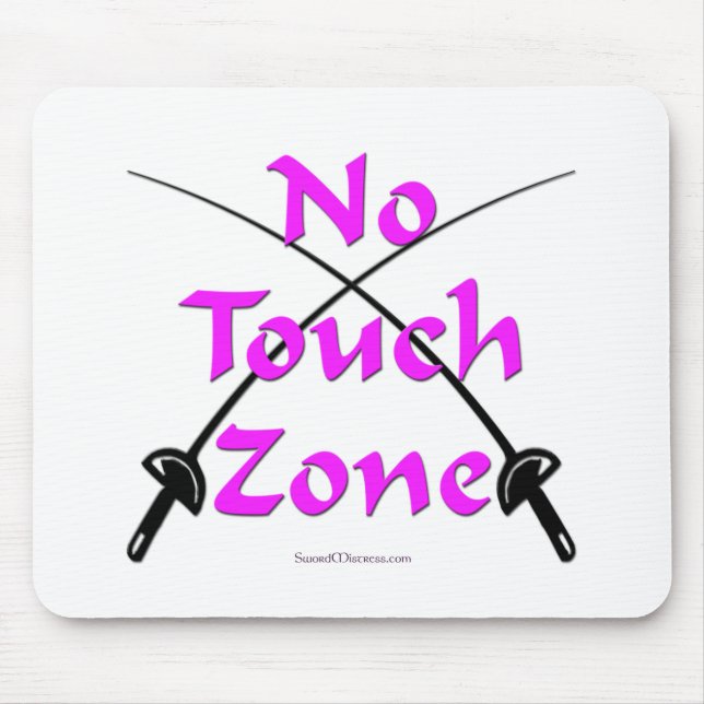 Kein Touch-Zonen-Fechten Mousepad (Vorne)