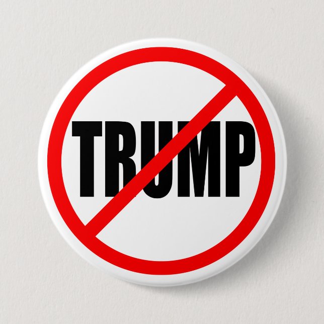 "KEIN TRUMP BUTTON (Vorderseite)