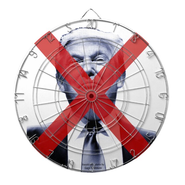 Kein Trump Dartscheibe (vorne)