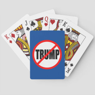 "KEIN TRUMP SPIELKARTEN
