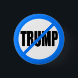 "KEIN TRUMPF" 1,25 Zoll Button<br><div class="desc">' KEIN TRUMP 1, 25 Zoll KNOPF (farbenblinde Ausgabe).</div>