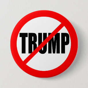 "KEIN TRUMPF" 3 Zoll Button