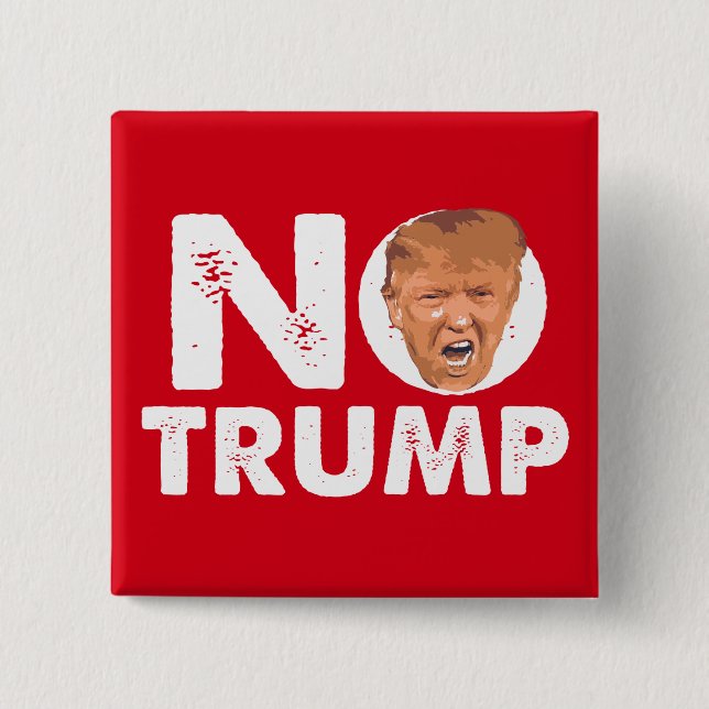 KEIN Trumpf - Antitrumpf-Button-Knopf Button (Vorderseite)