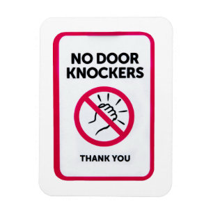 Kein Türknallzeichen Magnet