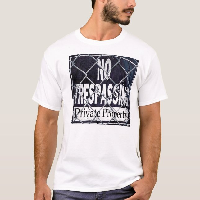 Kein Übertreten T-Shirt (Vorderseite)