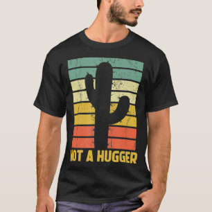 Kein Umarmer Lustiger Kaktus Introvertiert Sarkast T-Shirt