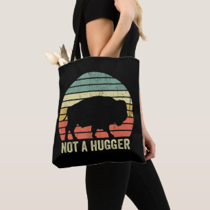 Kein Umarmer Lustiger Yellowstone Büffel Bison Int Tasche
