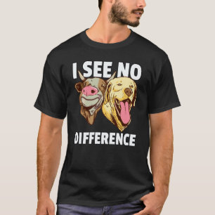 Kein Unterschied Vegan Für Einen Vegetarier Esser T-Shirt