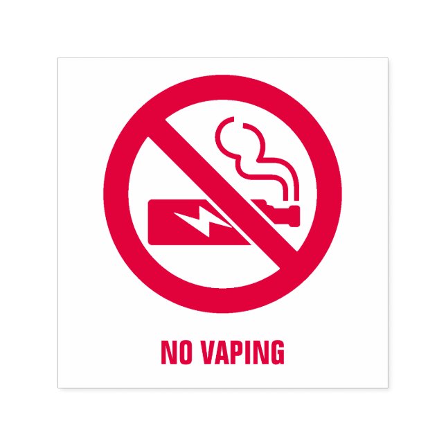 Kein Vaping Permastempel (Design)