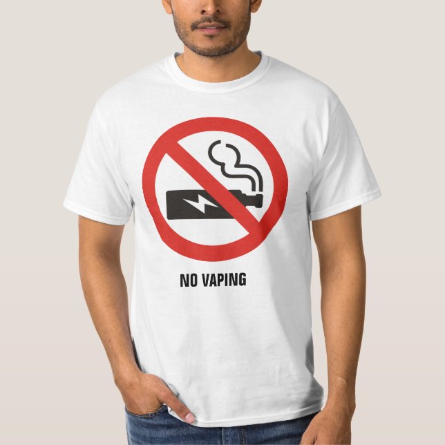 Kein Vaping T-Shirt (Vorderseite)
