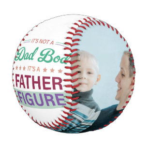 Kein Vater, es ist ein Typografie-Vaterfigur Baseball