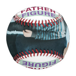 Kein Vater, es ist ein Typografie-Vaterfigur Baseball