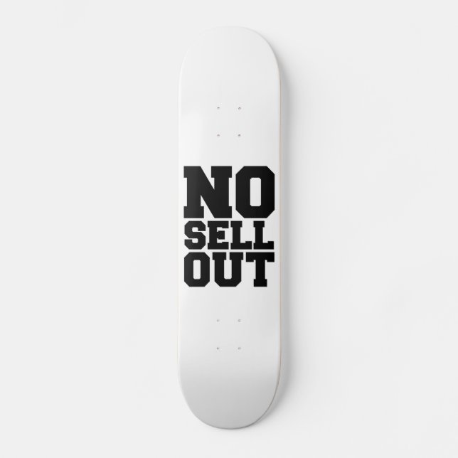 KEIN VERKAUF SKATEBOARD (Vorderseite)