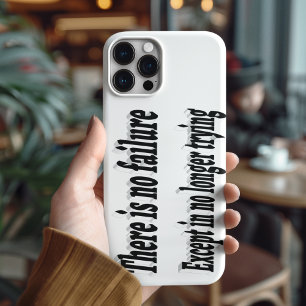 Kein Versagen, außer nicht zu versuchen, Motiviere Case-Mate iPhone 14 Hülle