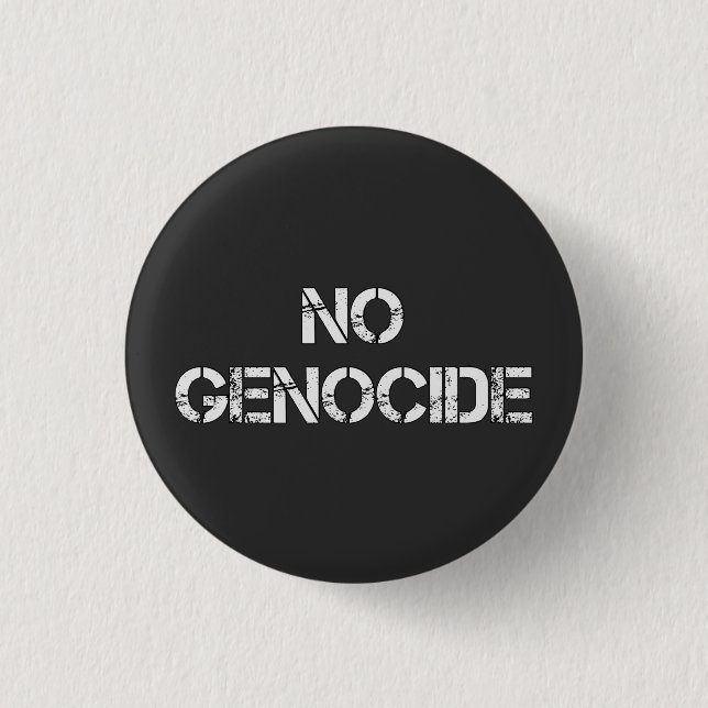 KEIN Völkermord | Nein zum Völkermord | STOP Genoz Button (Vorderseite)