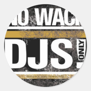 Kein Wack DJs Round Sticker