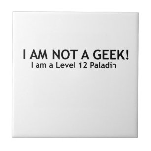 Kein wackeliges, lustiges, geektisches Shirt Fliese