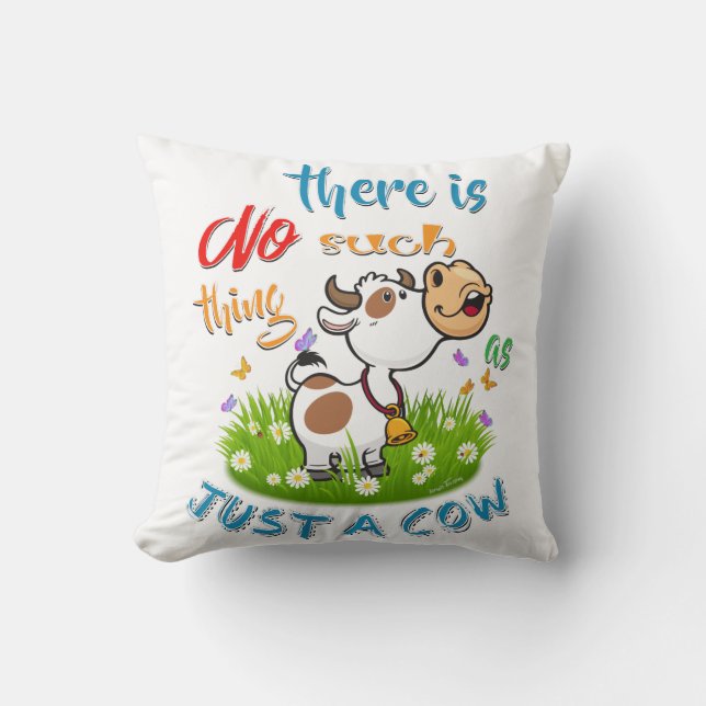KEIN WAS NUR EINE COW KISSEN (Vorderseite)