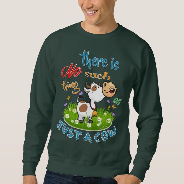KEIN WAS NUR EINE COW SWEATSHIRT (Vorderseite)