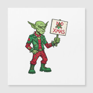 Kein Weihnachten – Rebel Alien Style Magnetkarte