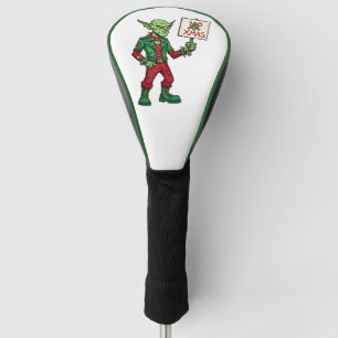Kein Weihnachten – Rebellischer Alien-Stil Golf Headcover