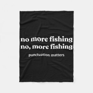 Kein weiterer lustiger Fisch Angler Fleecedecke