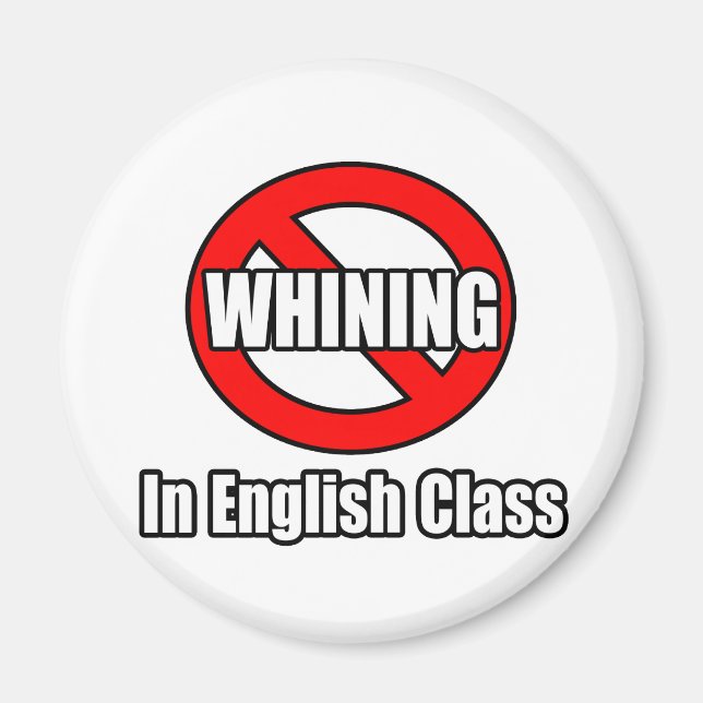 Kein Wink in der englischen Klasse Magnet (Vorne)