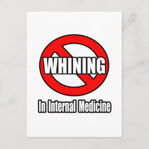 Kein Wink in der inneren Medizin Postkarte