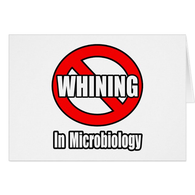 Kein Wink in der Mikrobiologie (Vorderseite (Horizontal))