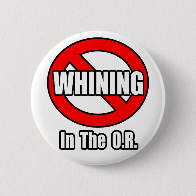 Kein Wink in der O.R. Button (Vorderseite)